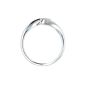 Bague or gris Rubis 