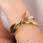 Bracelet or jaune, rose, blanc 