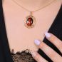 Pendentif or jaune 