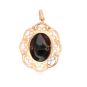 Pendentif or jaune 