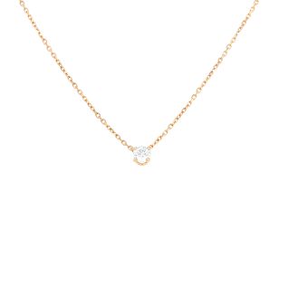 Collier or jaune diamant (s)