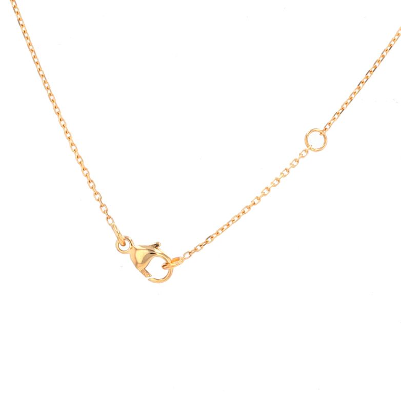 Collier or jaune diamant (s) 
