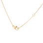 Collier or jaune diamant (s) 