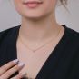 Collier or jaune diamant (s) 