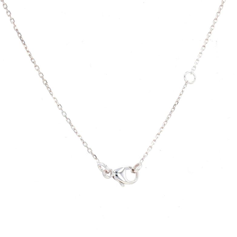 Collier or gris diamant (s) 
