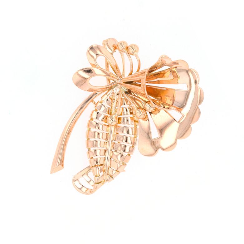 Broche or jaune