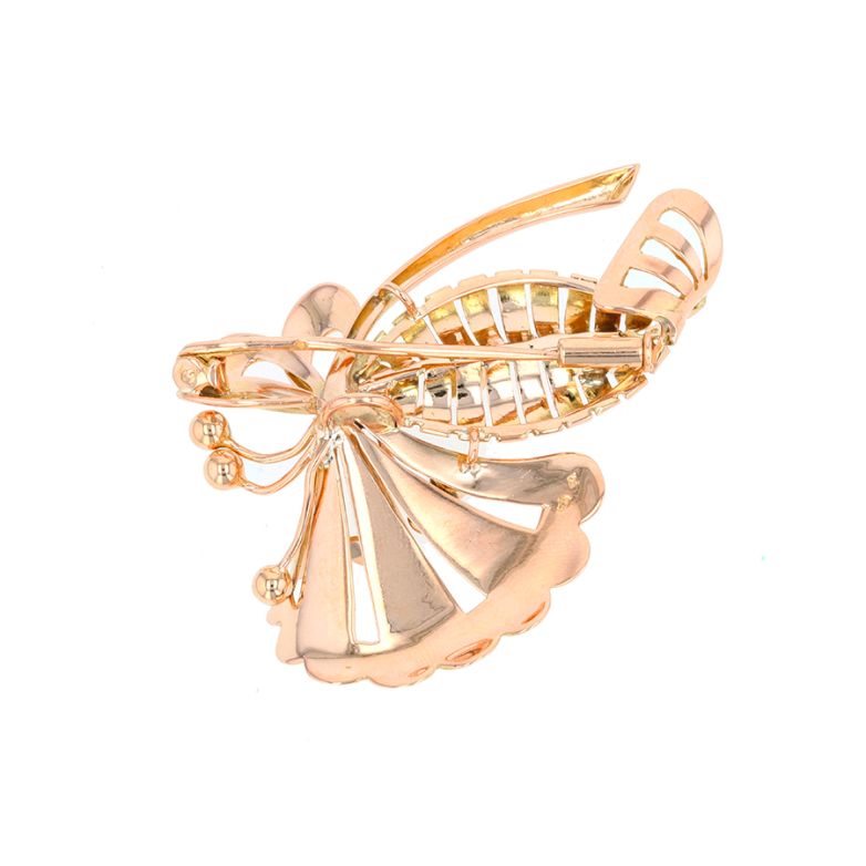 Broche or jaune 