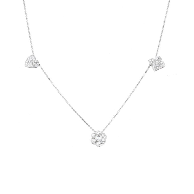 collier or gris diamant (s)