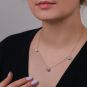 collier or gris diamant (s) 