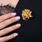 Broche or jaune diamant (s) Vintage 