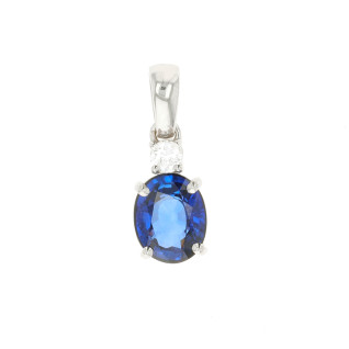 Pendant 2.92 carat sapphire...
