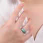 Bague or gris diamant (s) 