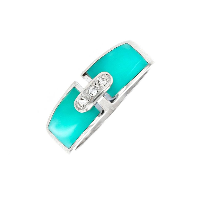 Bague or gris diamant (s)