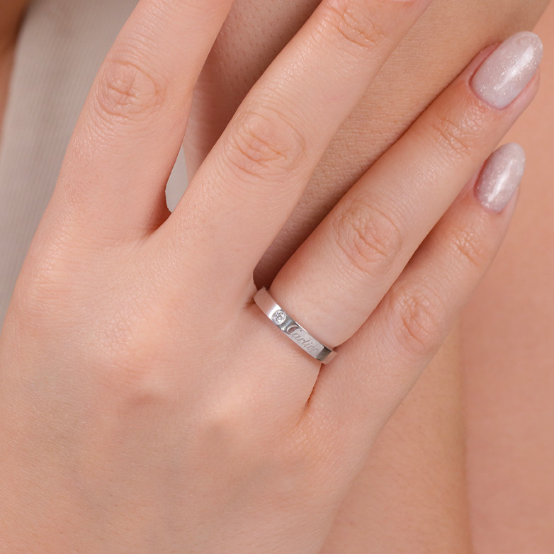CARTIER C Diamond Wedding...