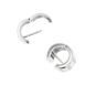 Boucles d'oreilles or gris diamant (s) 