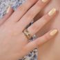 Solitaireor bicolore diamant (s) 