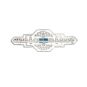 Broche or gris saphir et diamant(s) 