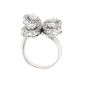 Bague or gris diamant (s) 