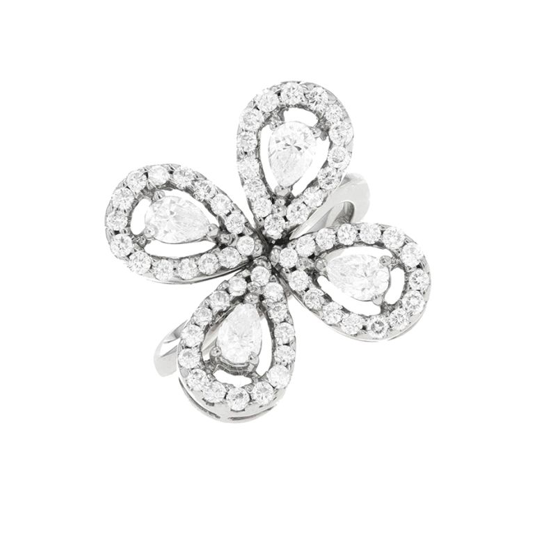 Bague or gris diamant (s)