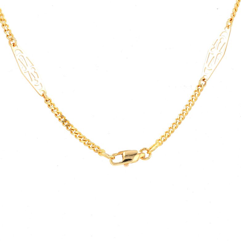 collier or jaune 