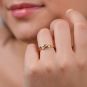 Bague or jaune diamant (s) 