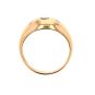 Bague or jaune saphir et diamant(s) 