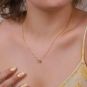 Collier or jaune diamant (s) 