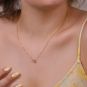 Collier or jaune diamant (s) 