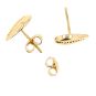 Boucles d'oreilles or jaune 