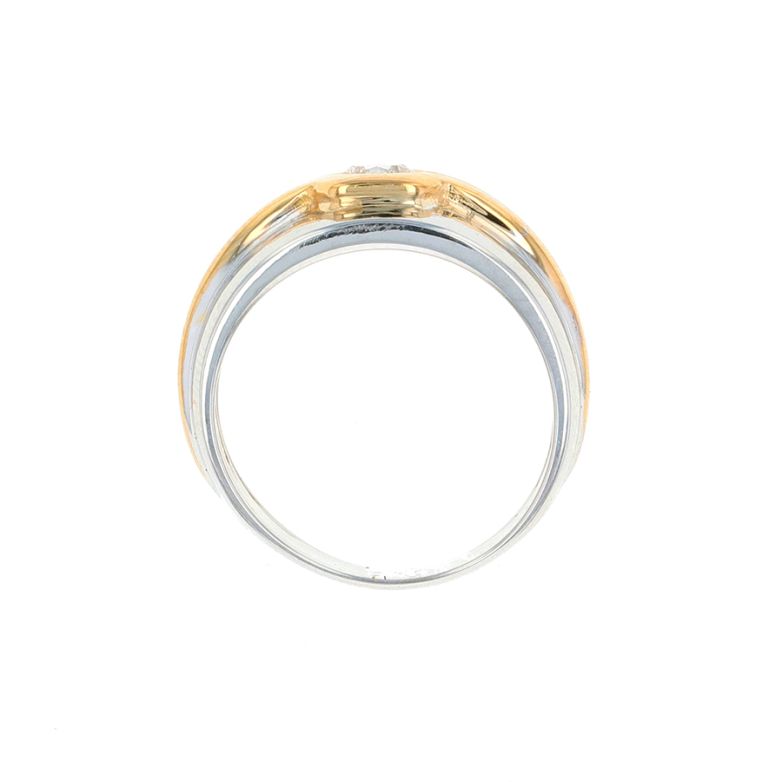 Solitaireor bicolore diamant (s) 
