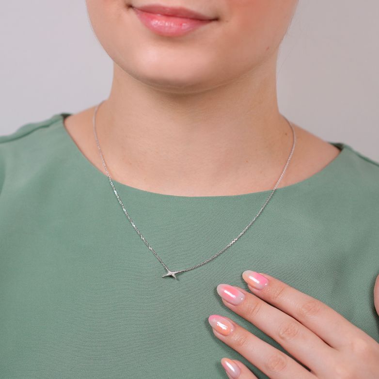 collier or gris diamant (s) 