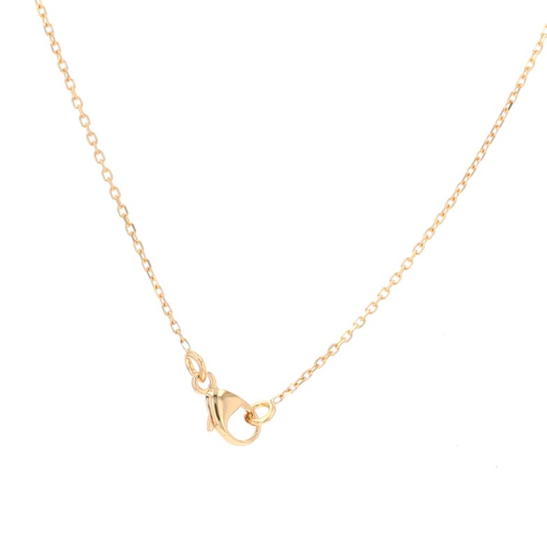 Collier or jaune diamant (s) 