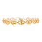 Bracelet grain de café or jaune