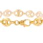 Bracelet grain de café or jaune 