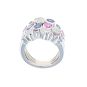 Bague or gris saphir et diamant(s) 