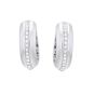Boucles d'oreilles or gris diamant (s)