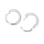 Boucles d'oreilles or gris diamant (s) 