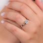 Solitaireor gris diamant (s) 1.64ct. G/VS2 certifié LFG