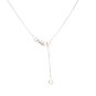 Collier or gris diamant (s) 