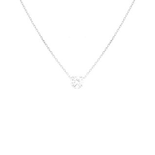 Collier or gris diamant (s)