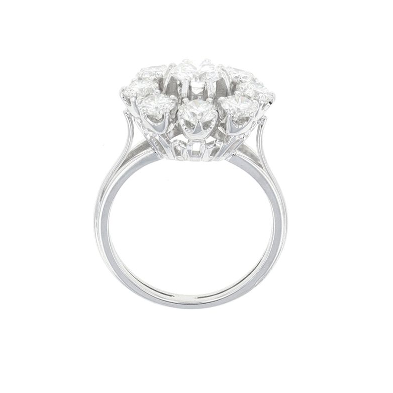 Bague or gris diamant (s) 