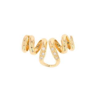 Pendentif or jaune diamant (s)