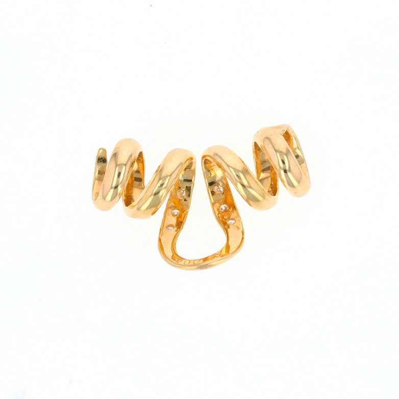 Pendentif or jaune diamant (s) 