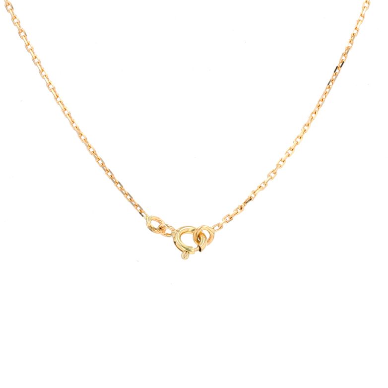 collier or bicolore saphir et diamant(s) 