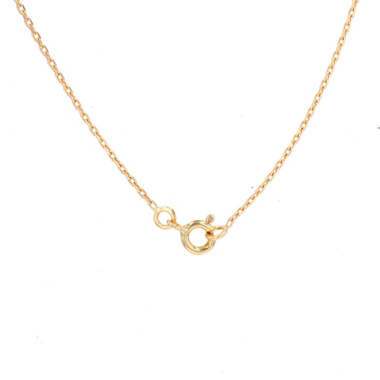 collier or jaune émeraude et diamant(s) 