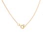 collier or jaune émeraude et diamant(s) 