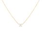 Collier or jaune diamant (s)