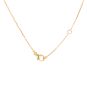 Collier or jaune diamant (s) 