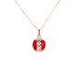 collier or rose diamant (s)