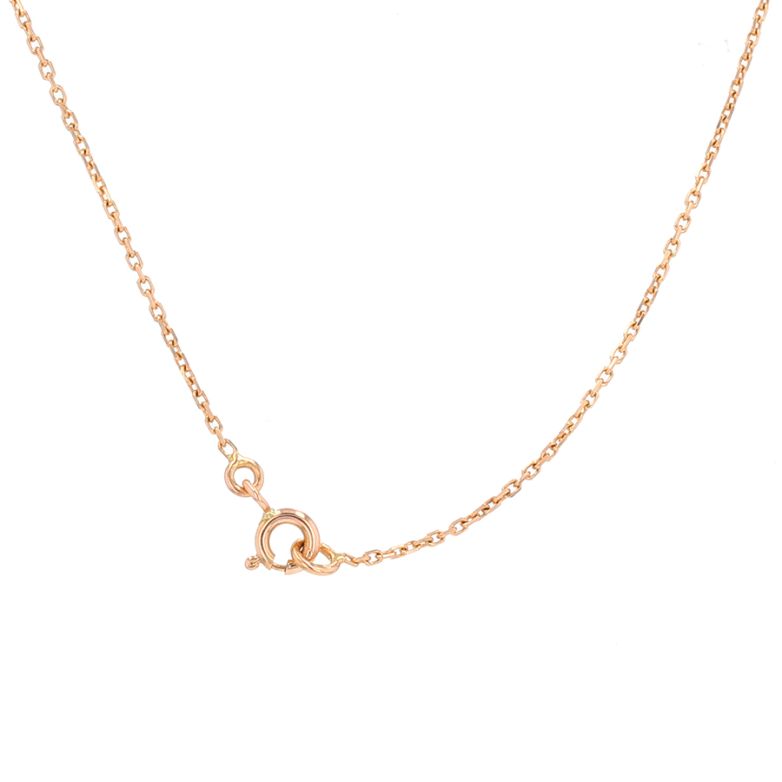 collier or rose diamant (s) 